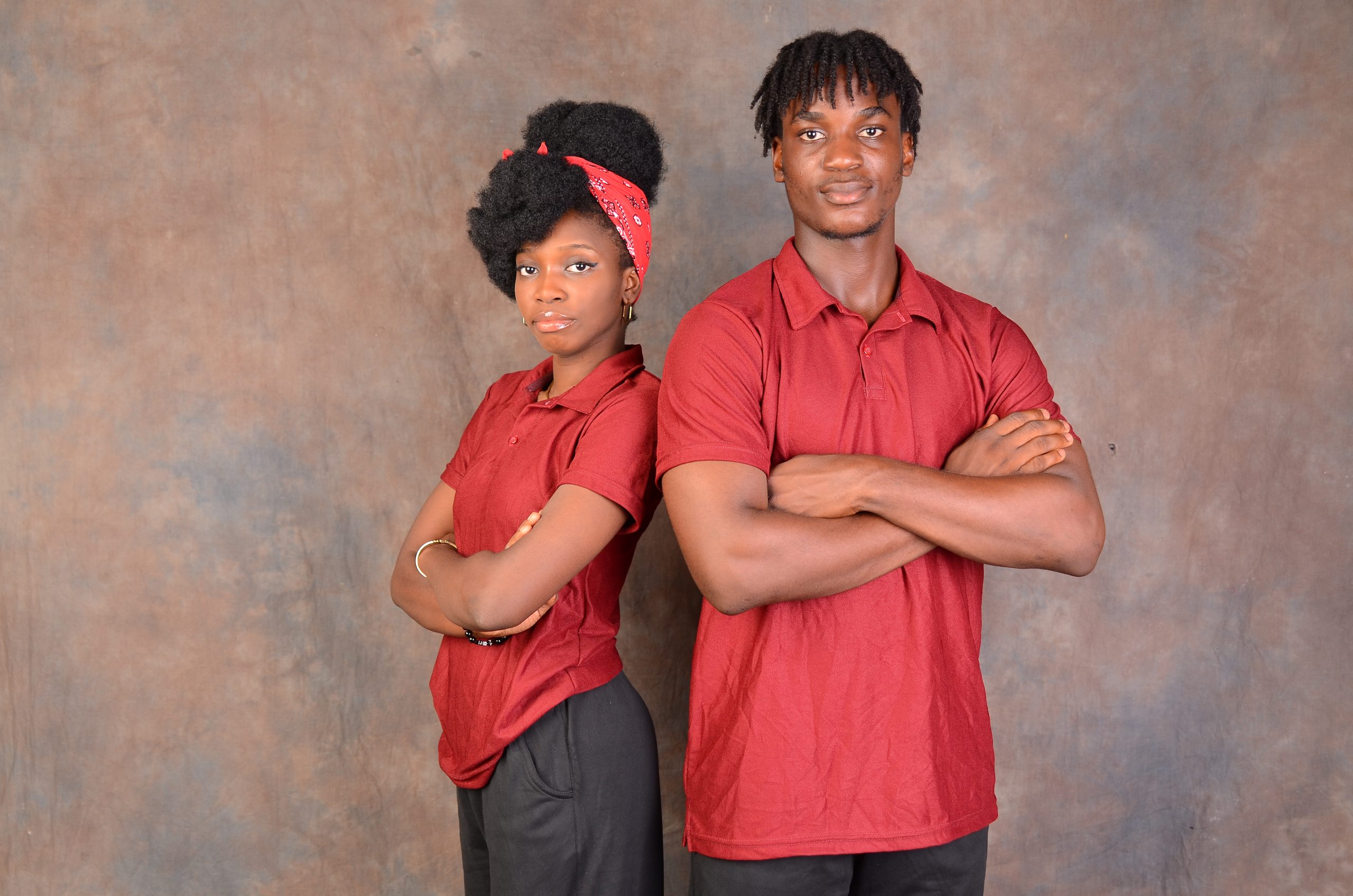 Family in matching birthday tees